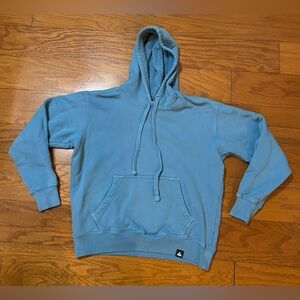 American Giant Blue Cotton Pullover Hoodie Sweatshirt USA Mens Size M $195